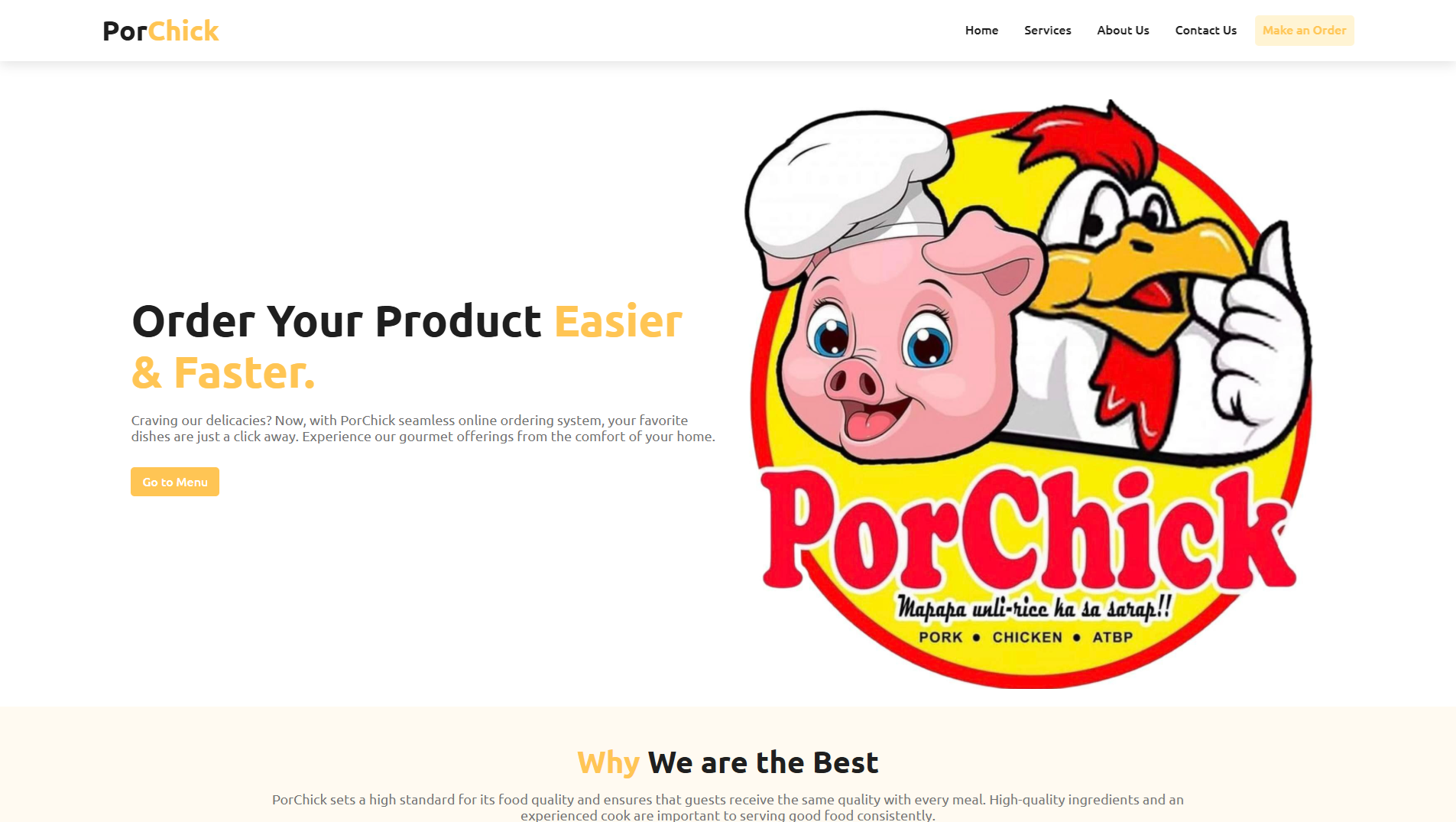 Personal Project Website Screenshot